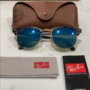 Ray Ban Blue Flash Clubmasters